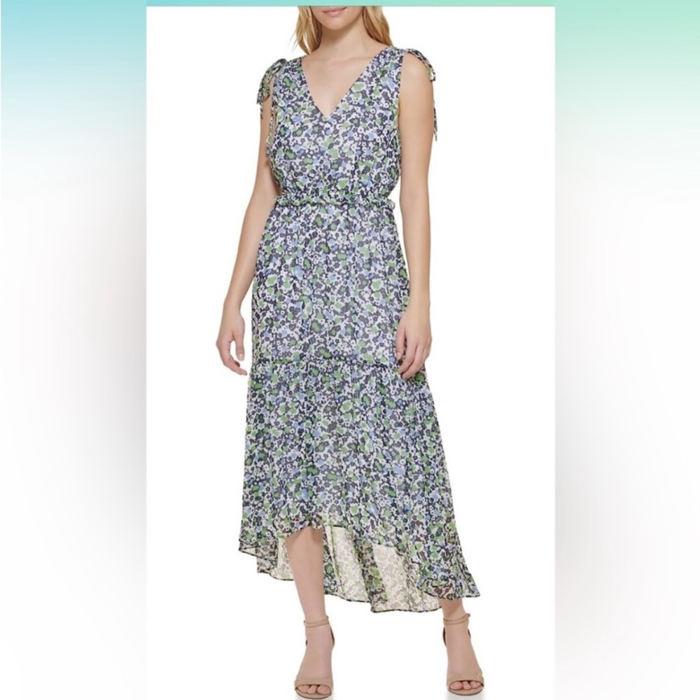 Tommy Hilfiger floral high low hem Dress